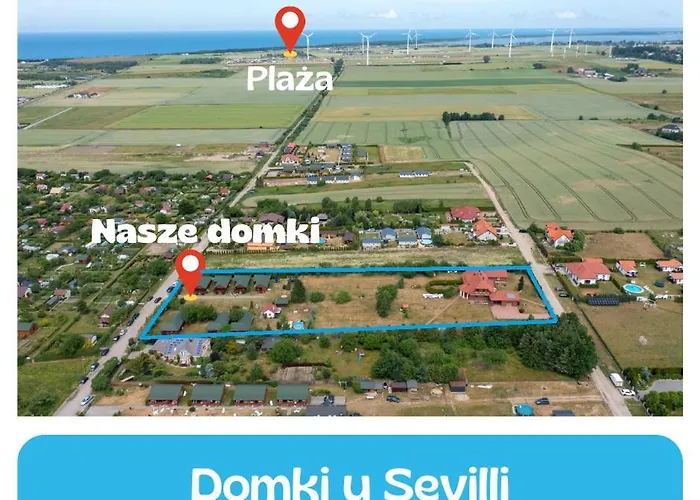 Nad Morzem U Sevilli Darlowko ロッジ